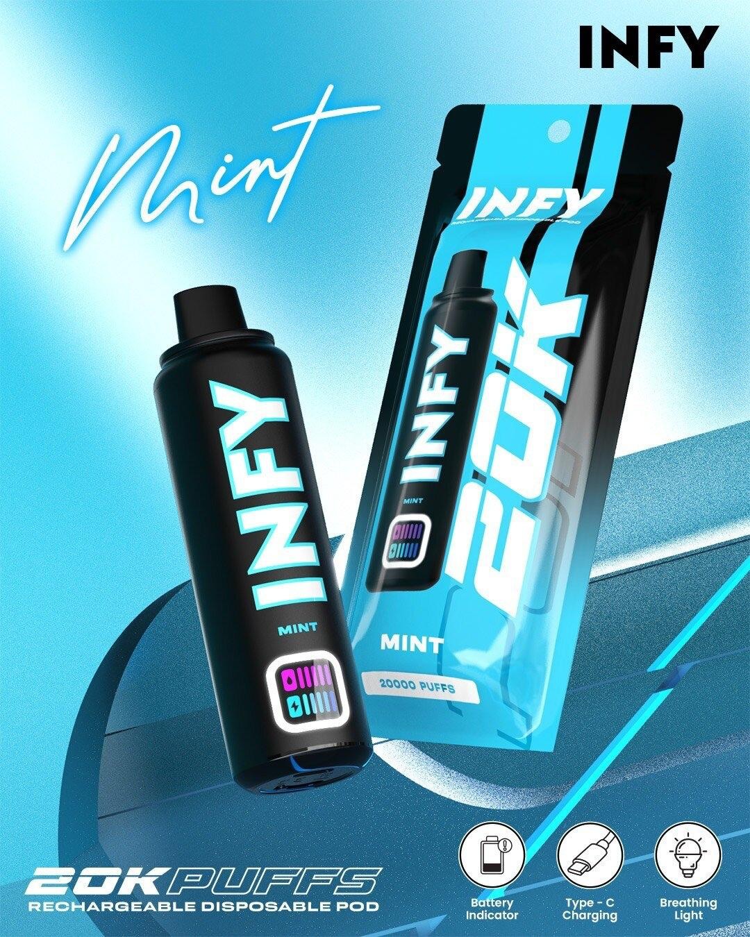 INFY 20000 PUFFS น้ำแร่