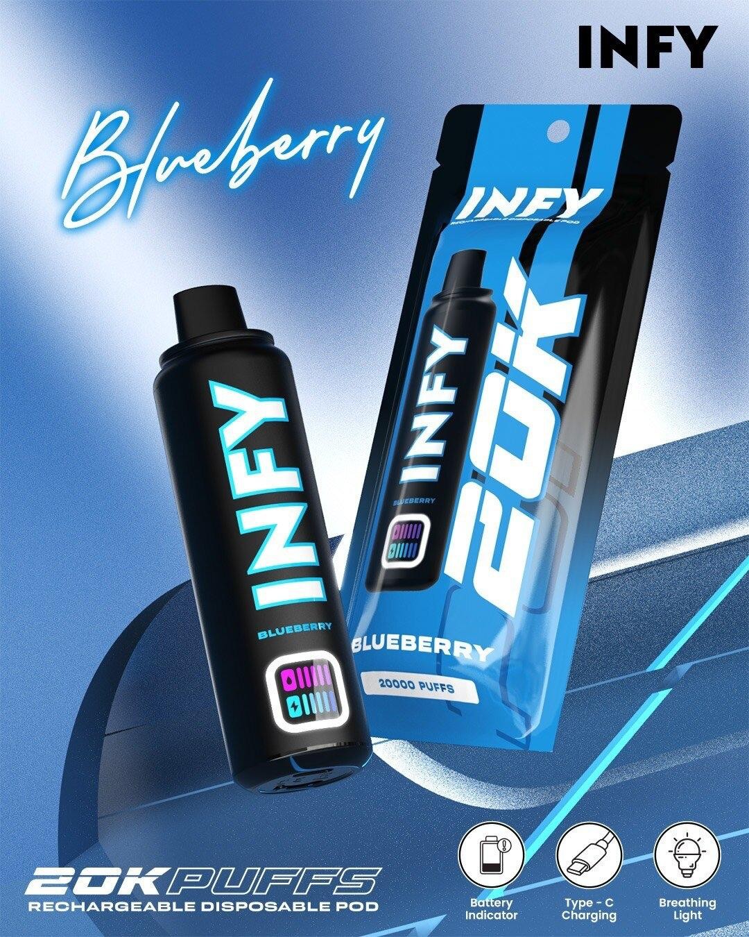 INFY 20000 PUFFS บลูเบอรี่
