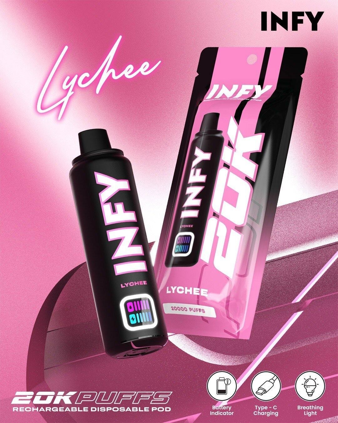 INFY 20000 PUFFS ลิ้นจี่