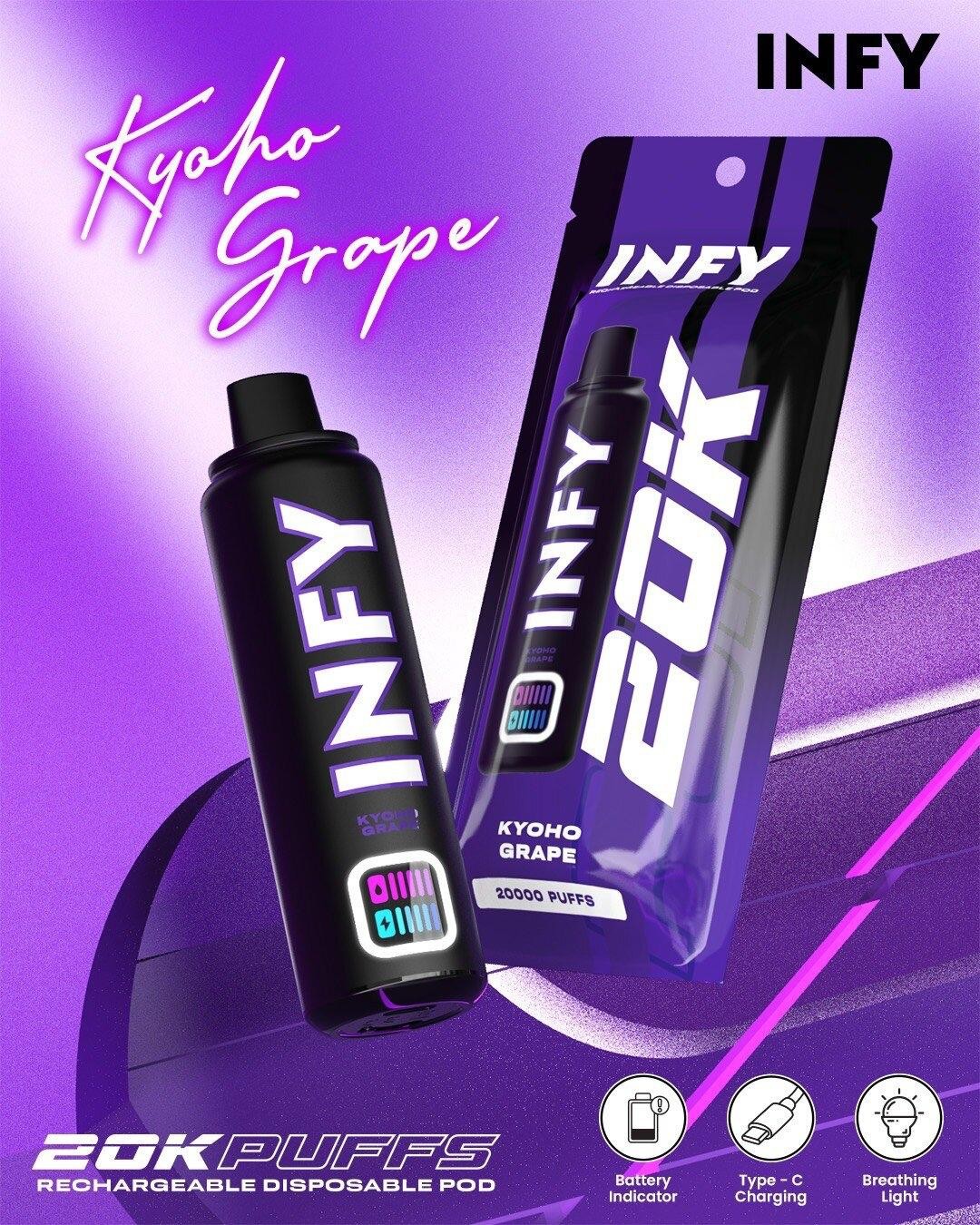 INFY 20000 PUFFS องุ่นเคียวโฮ
