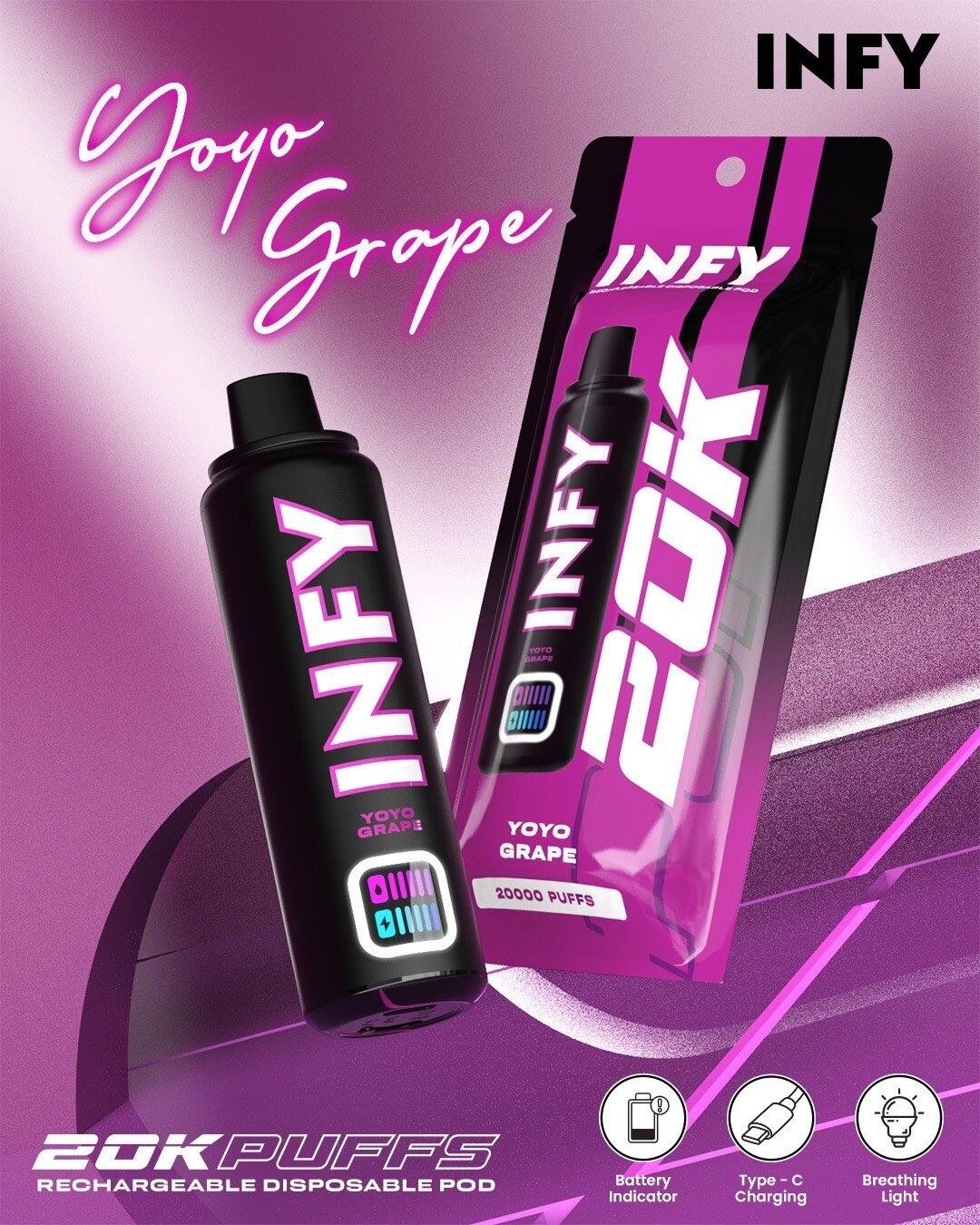 INFY 20000 PUFFS องุ่นโยโย่