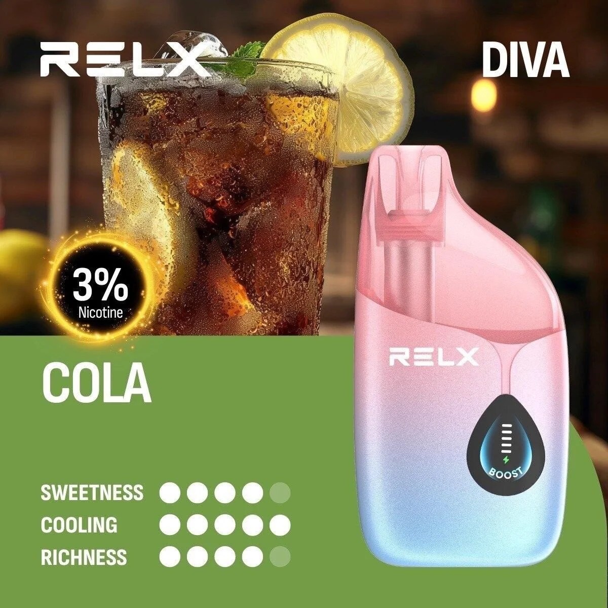 RELX DIVA 30000 PUFFS โค้ก